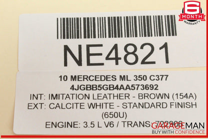 06-13 Mercedes W164 ML350 GL450 A/C AC Heater Climate Control Switch Trim OEM