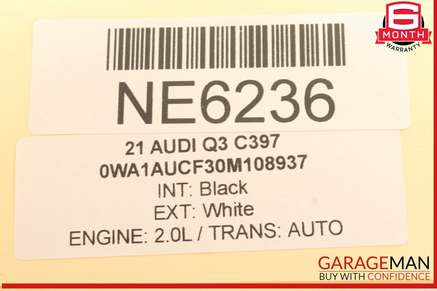 19-24 Audi Q3 Front Left Driver Side Steering Wheel Black 83A419091AF OEM