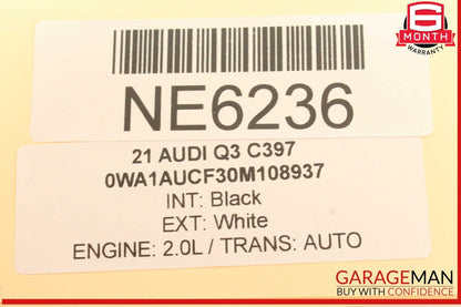 19-24 Audi Q3 Front Left Driver Side Steering Wheel Black 83A419091AF OEM