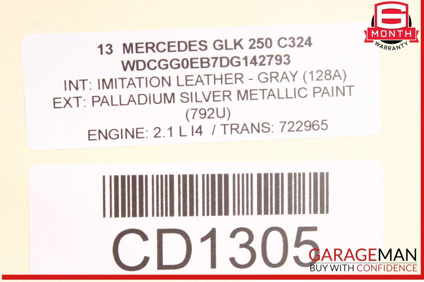 08-15 Mercedes X204 GLK350 Engine Cooling Radiator Fan Shroud Motor Assy OEM