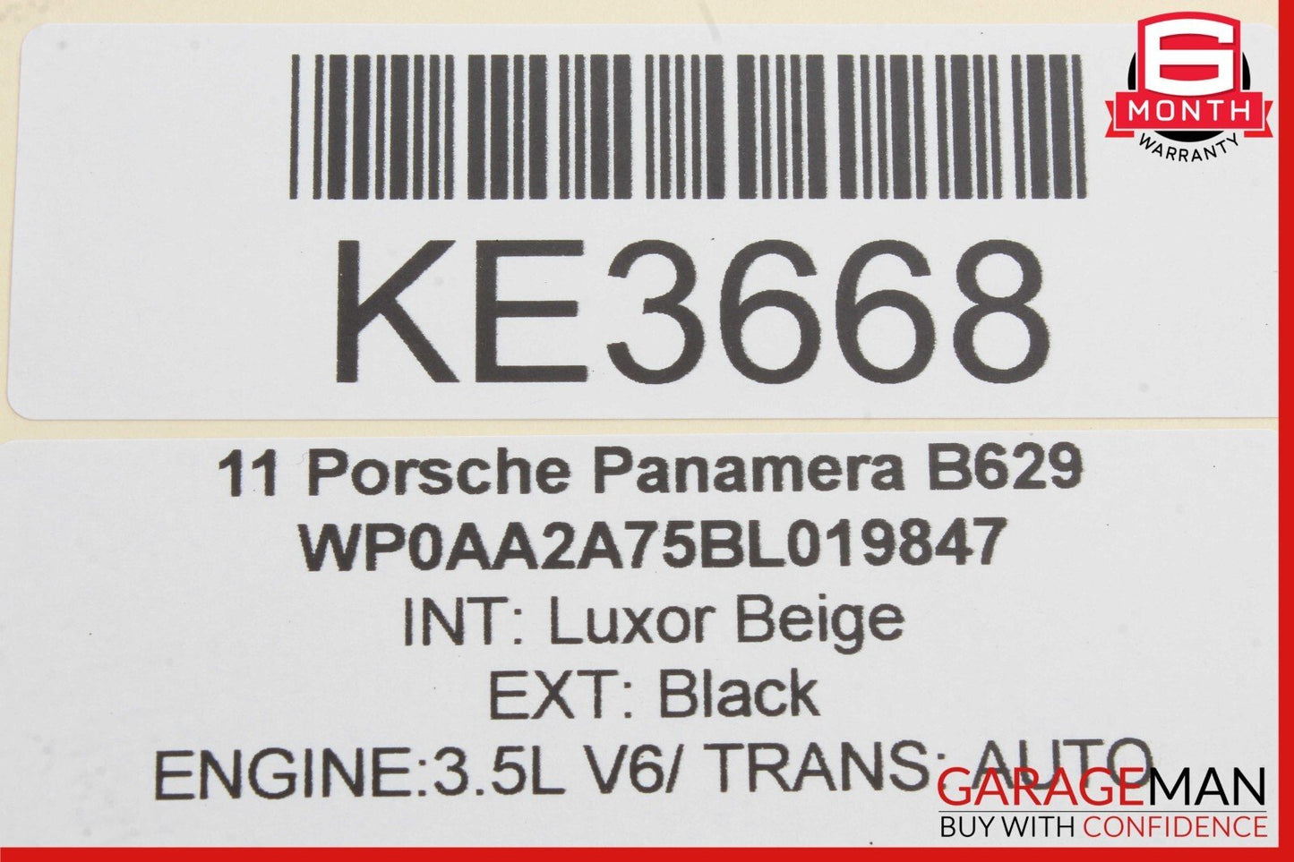 10-16 Porsche Panamera 970 Rear Left Driver Side Cv Axle Shaft Driveshaft OEM