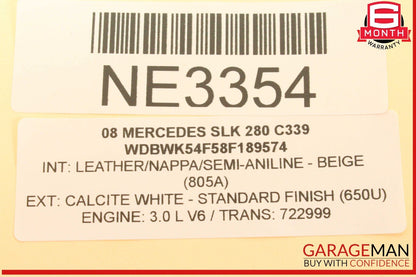 05-11 Mercedes R171 SLK280 SLK350 Trunk 3rd Third Brake Stop Light Lamp OEM
