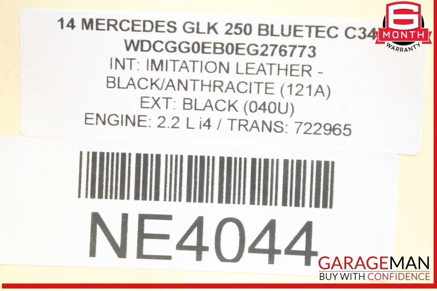10-15 Mercedes X204 GLK250 Bluetec Front Left Side Headlight Support Bracket OEM