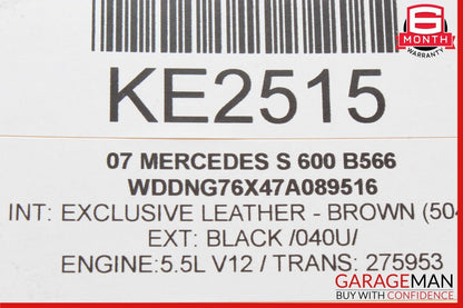 07-14 Mercedes W221 S600 CL550 Front Left Driver Side Lower Control Arm OEM