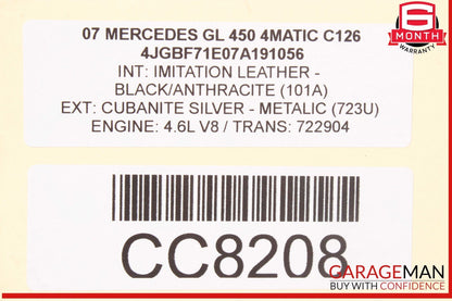 06-13 Mercedes X164 GL450 ML350 Engine Cooling Radiator AC Air A/C Condenser OEM