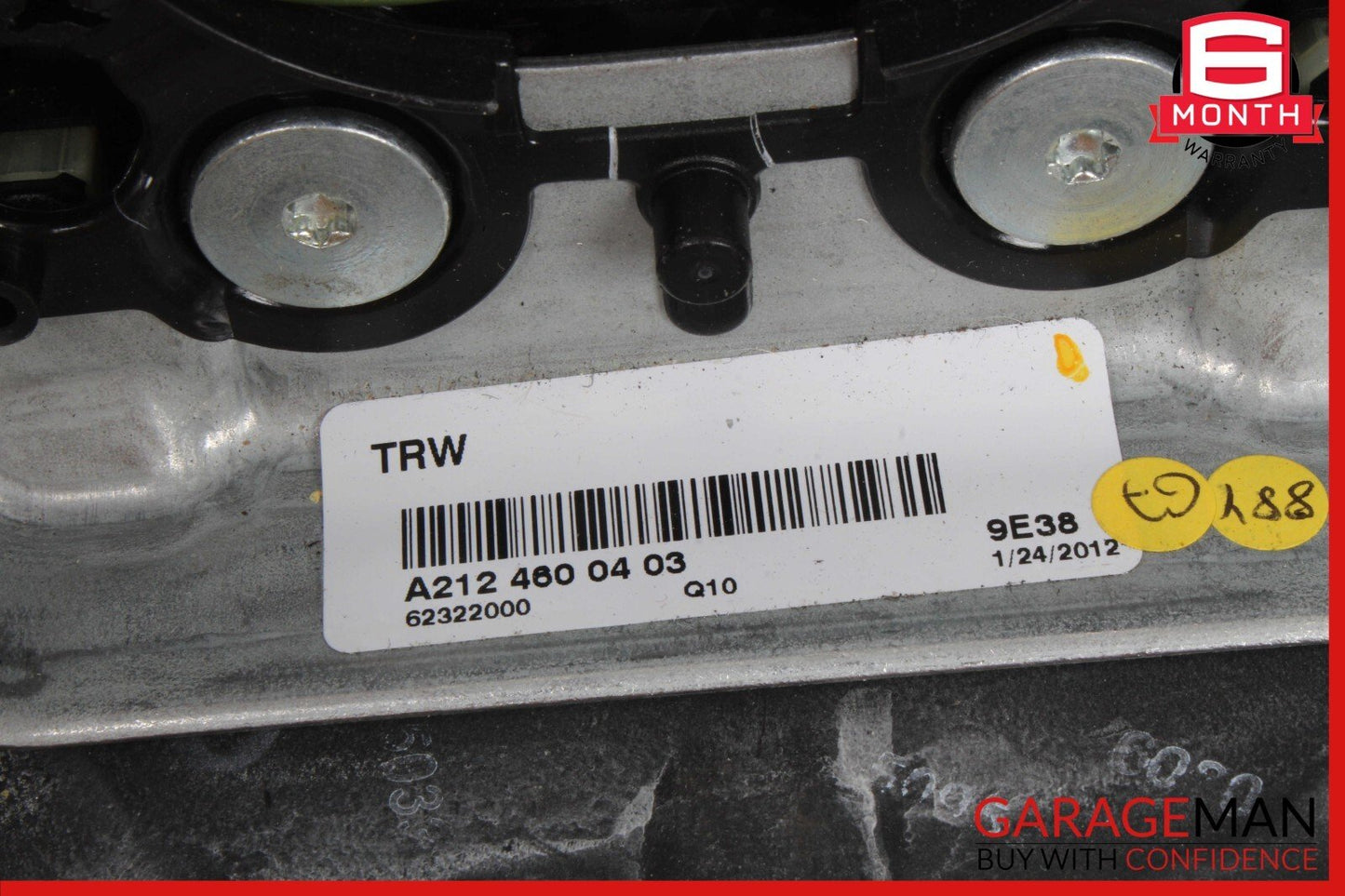 10-13 Mercedes W212 E350 E550 E400 Steering Wheel w/ Paddle Shifters Black OEM
