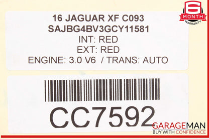 16-20 Jaguar XF Front Hood Bonnet Cover Panel Assembly OEM