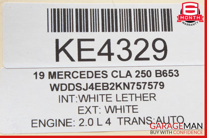 14-20 Mercedes W117 CLA250 GLA250 Center Console Cup Holder Trim Panel OEM