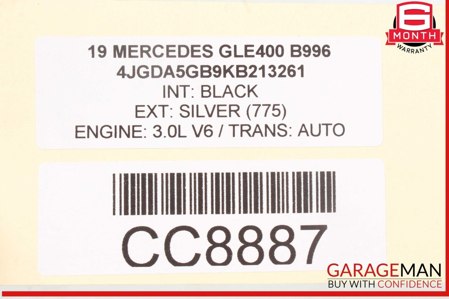 17-19 Mercedes W166 GLE400 GLS450 3.0L AWD Engine Motor Assembly OEM 60k