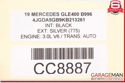 17-19 Mercedes W166 GLE400 GLS450 3.0L AWD Engine Motor Assembly OEM 60k