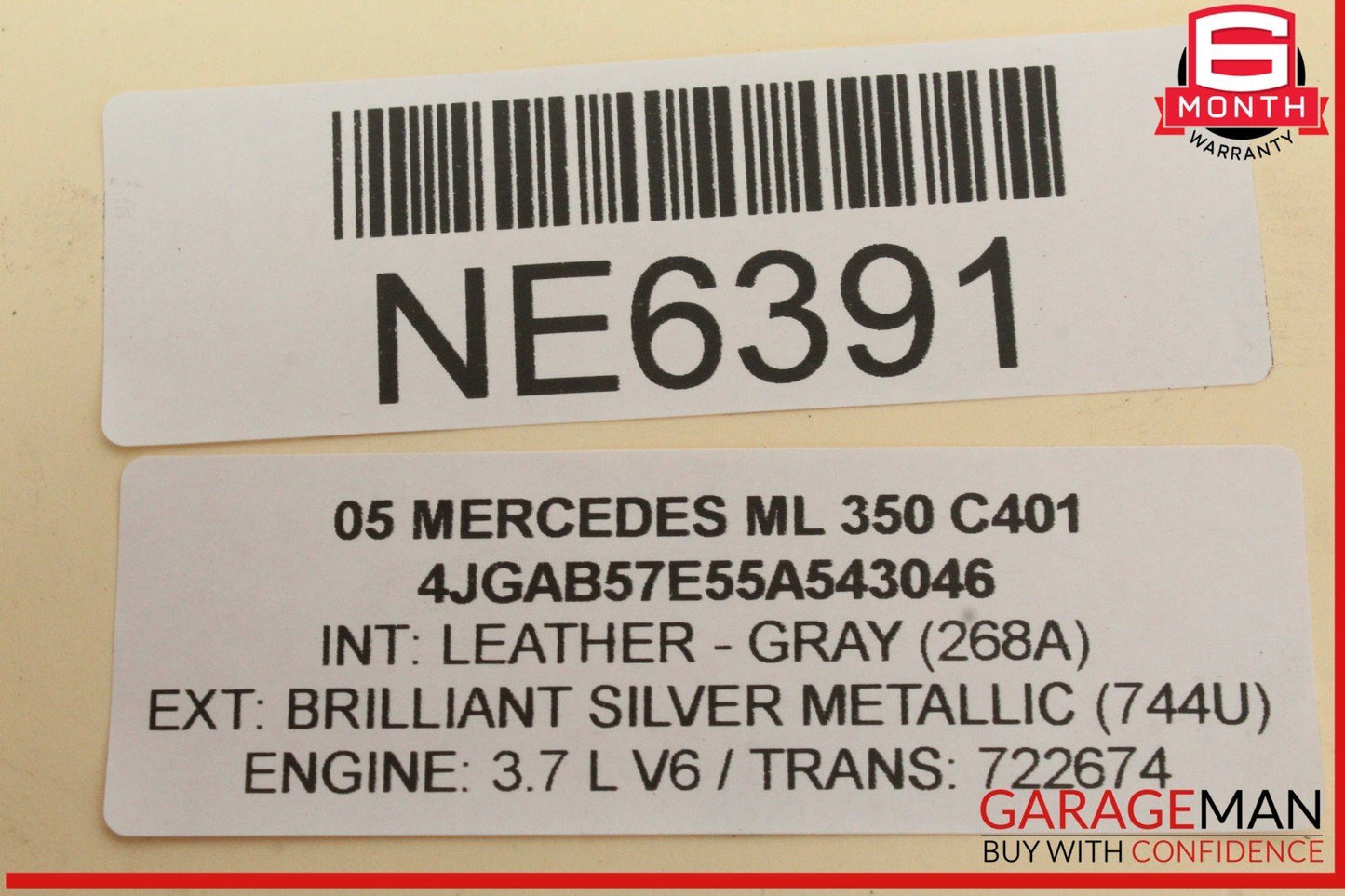 98-05 Mercedes W163 ML350 Rear Right & Left Side Door Audio Speakers Set OEM