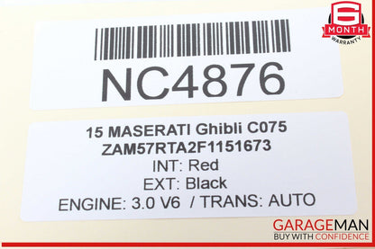 14-17 Maserati Ghibli Front or Rear Right and Left Side Door Audio Sound Speaker