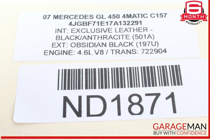 06-08 Mercedes X164 GL450 4MATIC Front Left Side Steering Wheel 1648200511 OEM