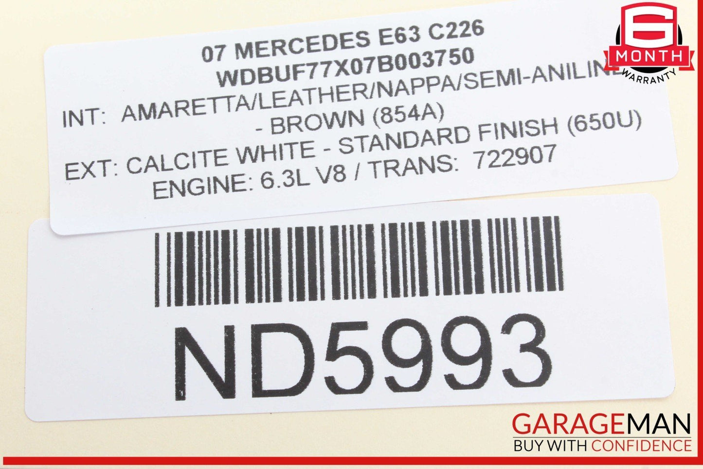 03-12 Mercedes W211 E63 AMG SL500 SL550 Steering Wheel Airbag Air Bag SRS OEM