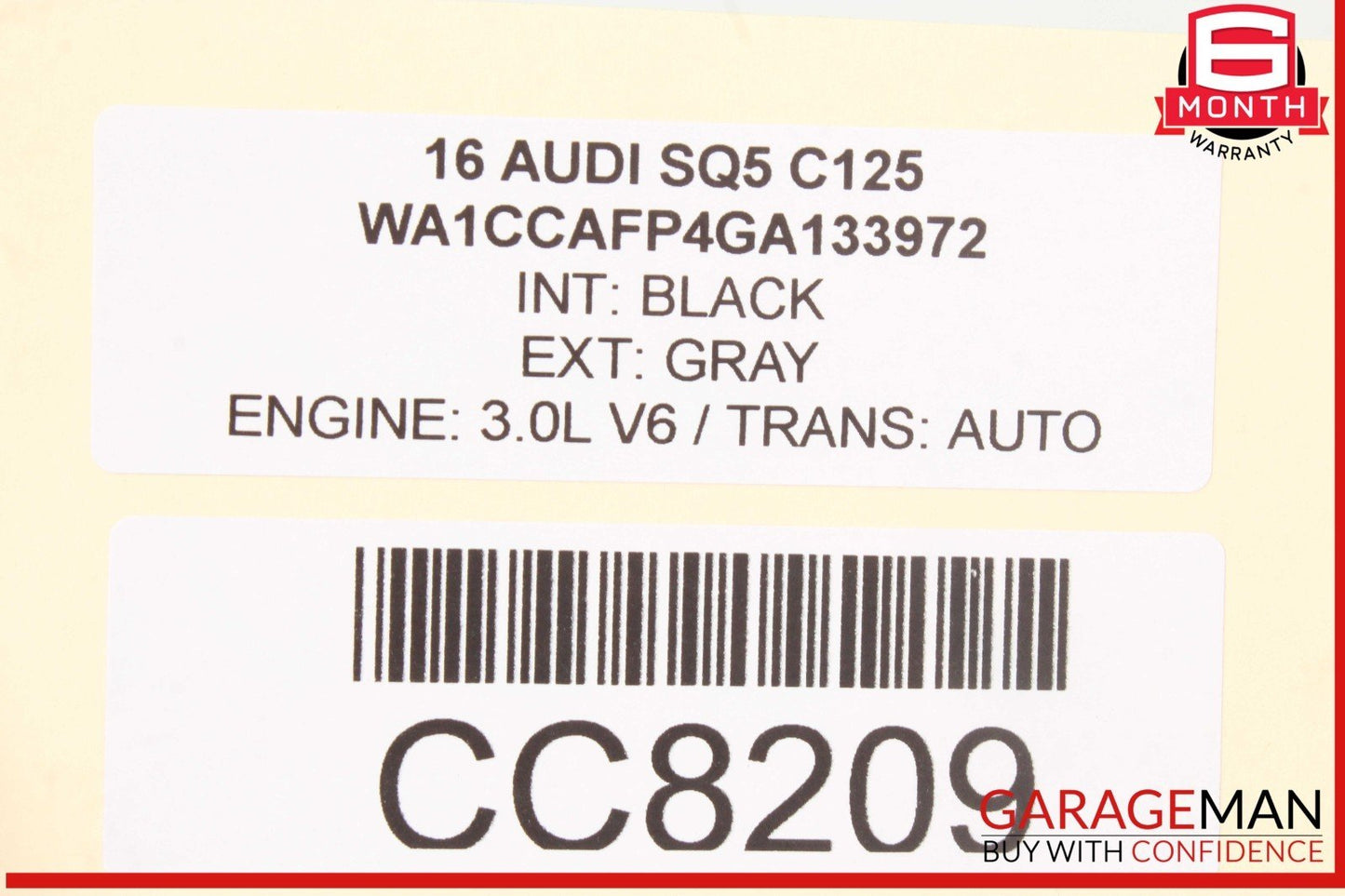13-17 Audi SQ5 Cooling Fan Radiator AC Condenser Assembly 8T0260401G OEM