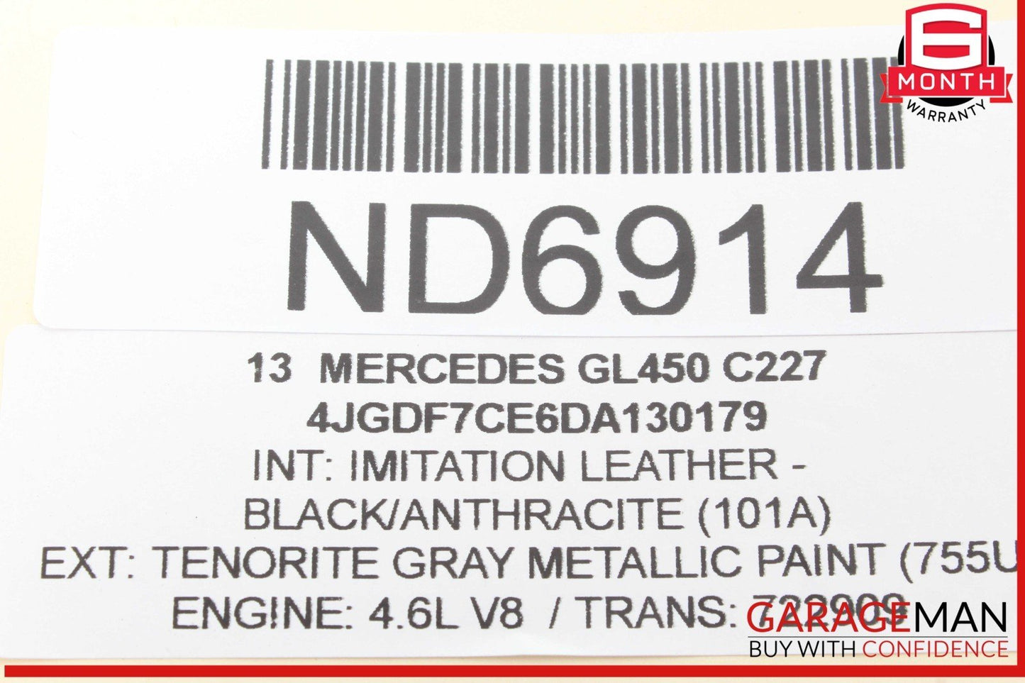 12-16 Mercedes X166 GL450 ML550 Driver Steering Wheel w/ Paddle Shifters OEM