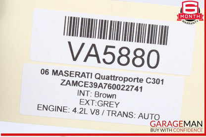 06-08 Maserati Quattroporte M139 Front Left Dashboard Fuse Box 501210100090 OEM