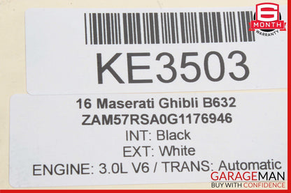 14-17 Maserati Ghibli Power Brake Booster Master Cylinder Reservoir Assembly OEM