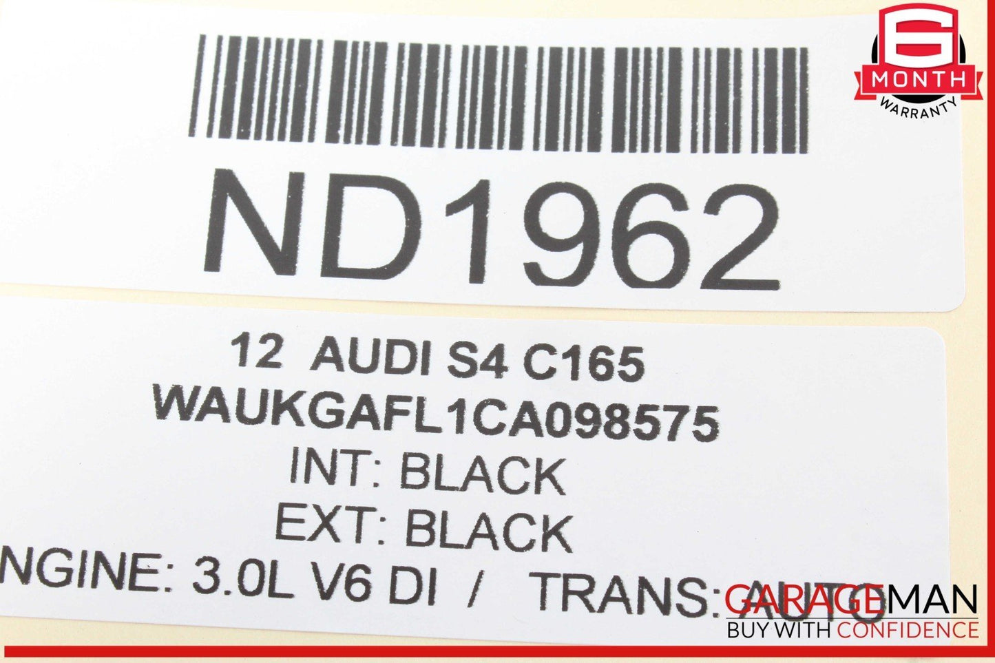 08-12 Audi S4 Body Comfort BCM Control Module Unit 8K0907064CG OEM