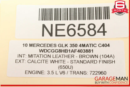 08-14 Mercedes X204 GLK350 Front Right & Left Side Door Sound Speaker Set OEM