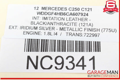 08-17 Mercedes W204 C250 E350 Trunk Lid Latch Lock Actuator 2047500261 OEM