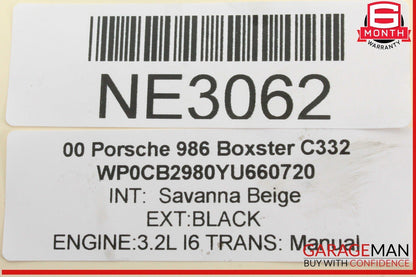 99-04 Porsche Boxster 986 Right Engine Radiator Condenser Cooling Fan w/Duct OEM