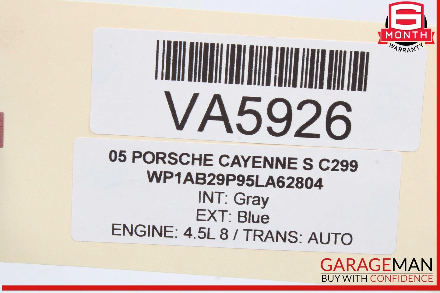 03-10 Porsche Cayenne 955 957 Bose Rear Left & Right Side Door Speaker Set OEM