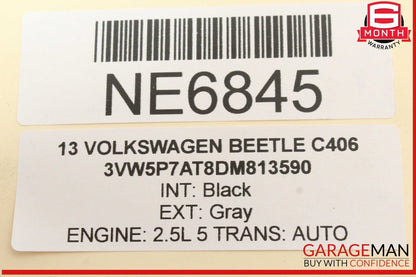 13-16 Volkswagen Beetle Rear Right Passenger Side LED Tail Light Lamp OEM