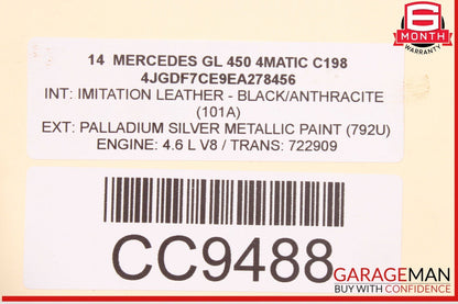 12-16 Mercedes X166 GL450 722.9 7G AWD Automatic Transmission 722.909 OEM 136k
