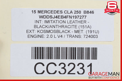 14-18 Mercedes W117 CLA250 2.0L Automatic Tranny Transmission Assembly OEM