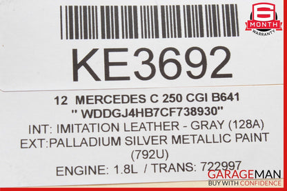 08-18 Mercedes W204 C250 E350 Rear Right or Left Side Lower Thrust Control Arm