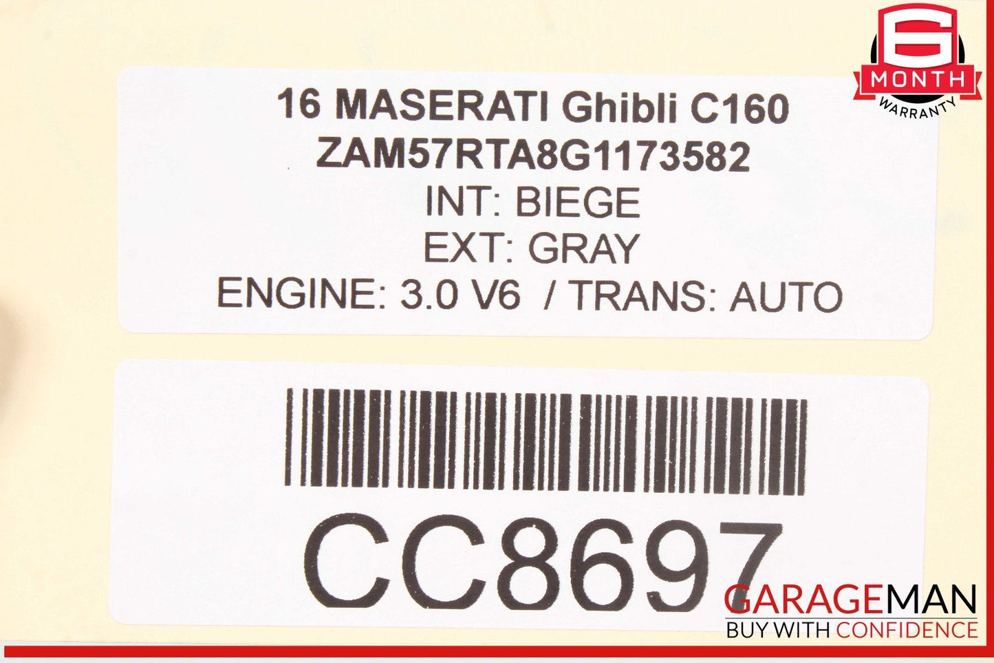 14-22 Maserati Ghibli M157 Front Right Interior Door Panel Assembly OEM