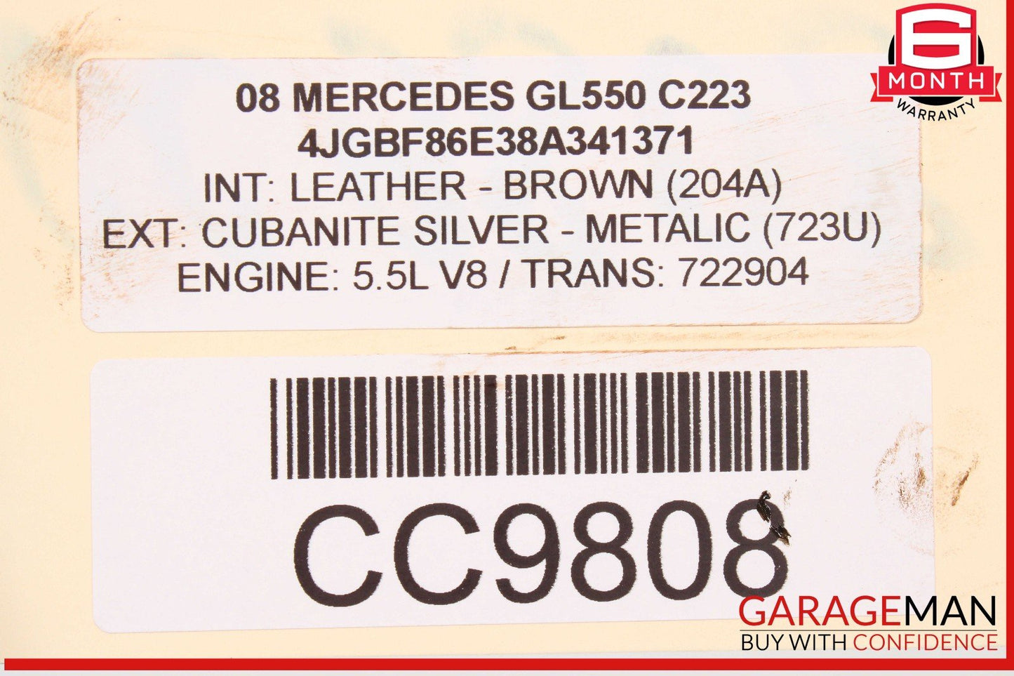 07-12 Mercedes X164 GL550 ML550 722.9 7G AWD Automatic Transmission 722.904 OEM