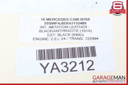 15-20 Mercedes W205 C350e Rear Left Side Door Lock Latch Actuator w/ Door Handle