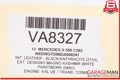 10-14 Mercedes W221 S550 Rear Sam Fuse Box Relay Module 2219006902 OEM
