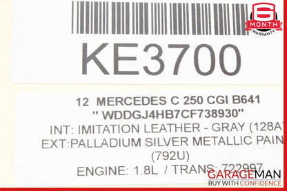 08-17 Mercedes C250 C300 SLK250 E400 Front Left Driver Side Lower Control Arm