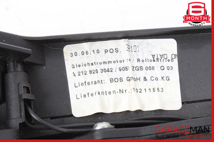 11-16 Mercedes W212 E350 Wagon Rear Right Side Parcelf Shelf Rail Motor OEM