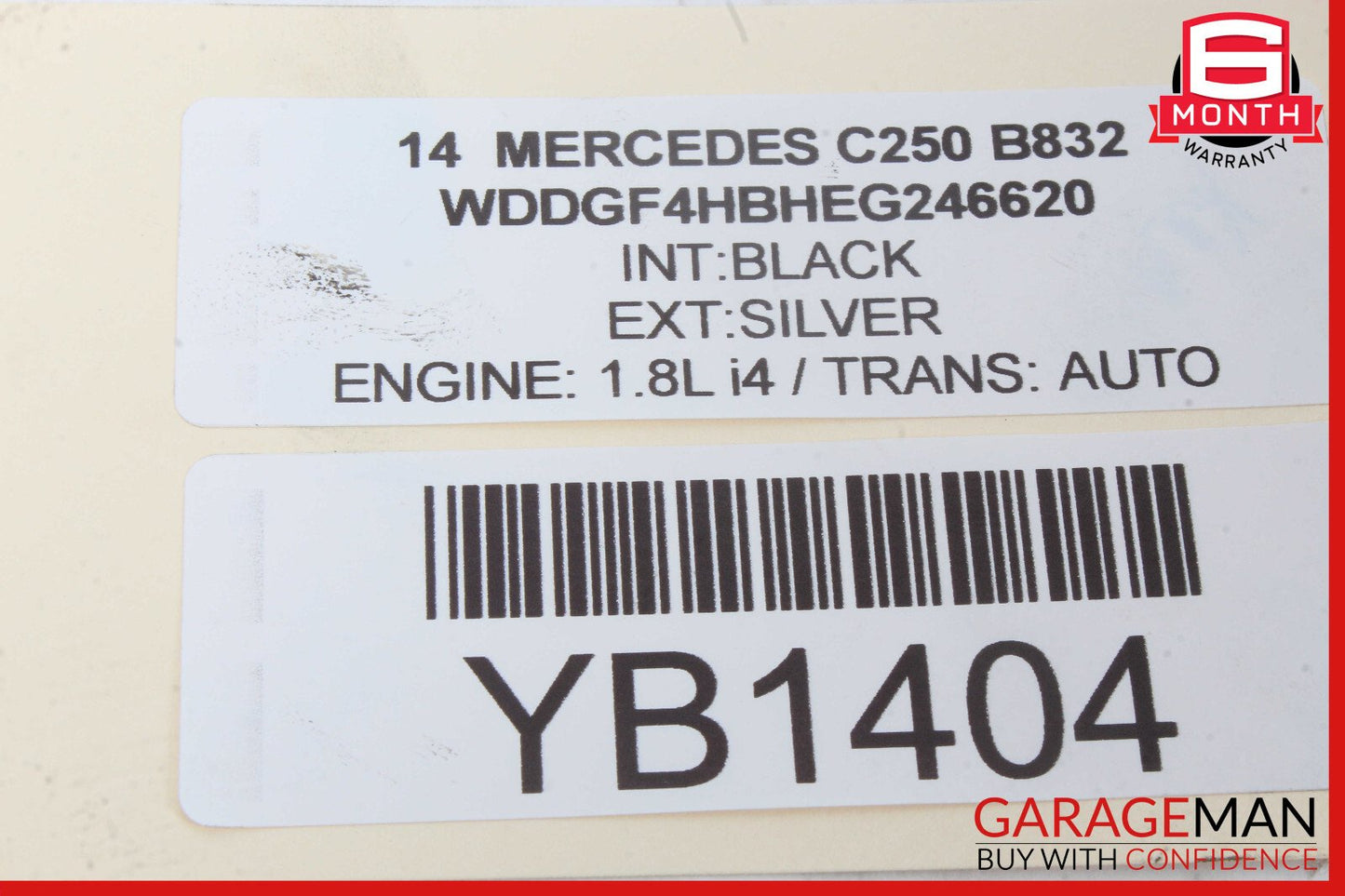 12-15 Mercedes W204 C250 SLK250 M271 1.8L Turbo Turbocharger IHI 2710903680 OEM