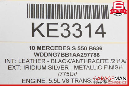07-13 Mercedes W221 S550 S600 Trunk Lid Locking Hydraulic Pull Down Pump Assy