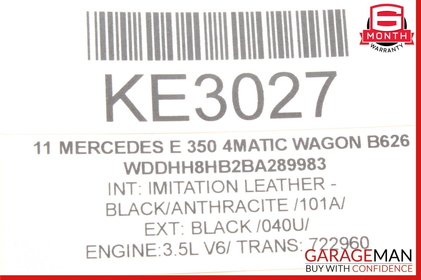 08-18 Mercedes W212 E350 C300 Rear Right or Left Side Lower Thrust Control Arm