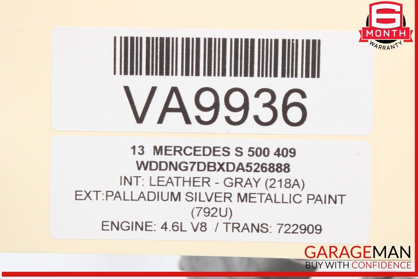 10-13 Mercedes W221 S550 S63 AMG Power Steering Rack & Pinion 2214605000 OEM