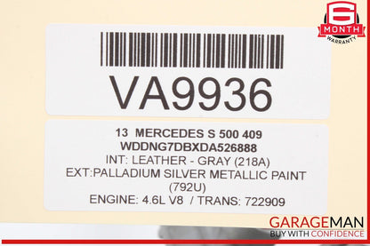 10-13 Mercedes W221 S550 S63 AMG Power Steering Rack & Pinion 2214605000 OEM