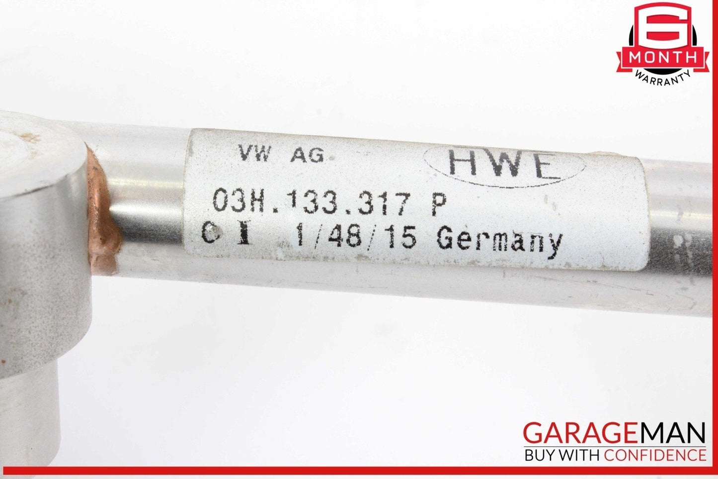 09-16 Porsche Cayenne 958 Audi S4 Lower Fuel Injector Rail 03H133317P OEM