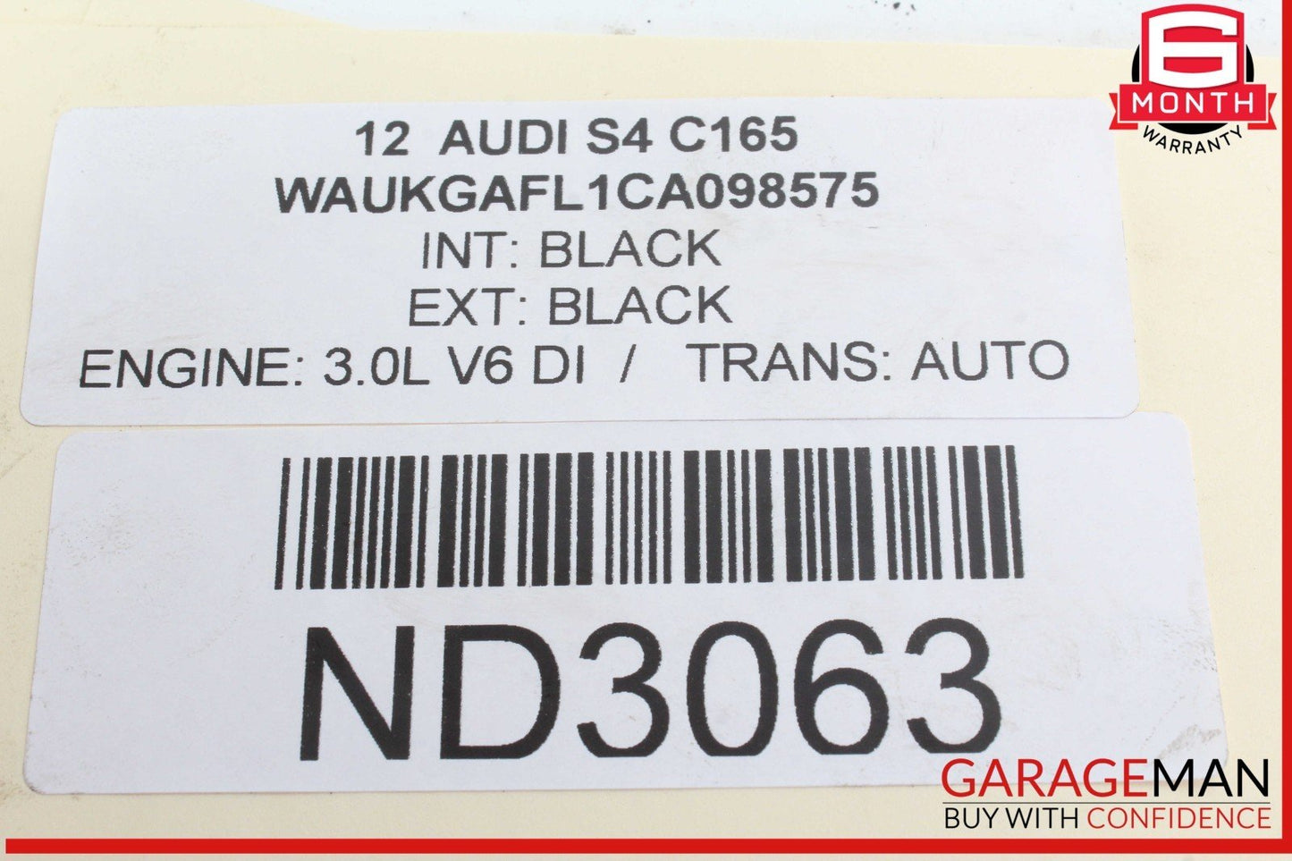 09-16 Audi S4 Engine Motor Upper Timing Chain Cover 06E109285J OEM