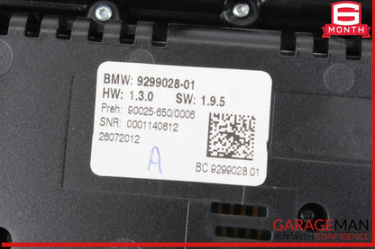 12-18 BMW 640i 650i AC A/C Air Conditioning Climate Control Radio Switch Panel