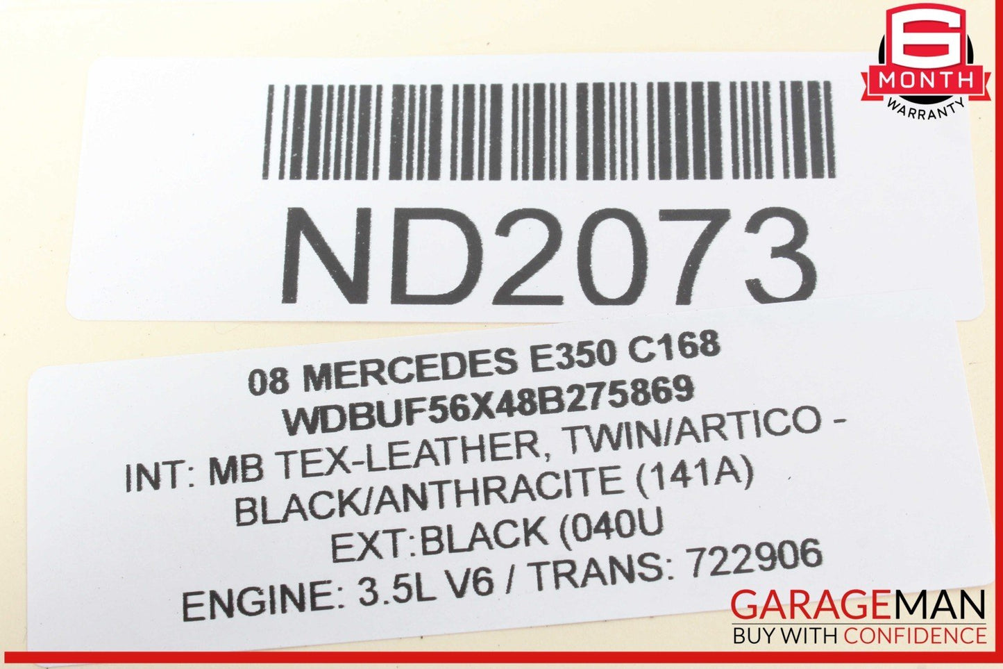 07-09 Mercedes W211 E350 E500 Rear Left & Right Side Door Audio Sound Speakers