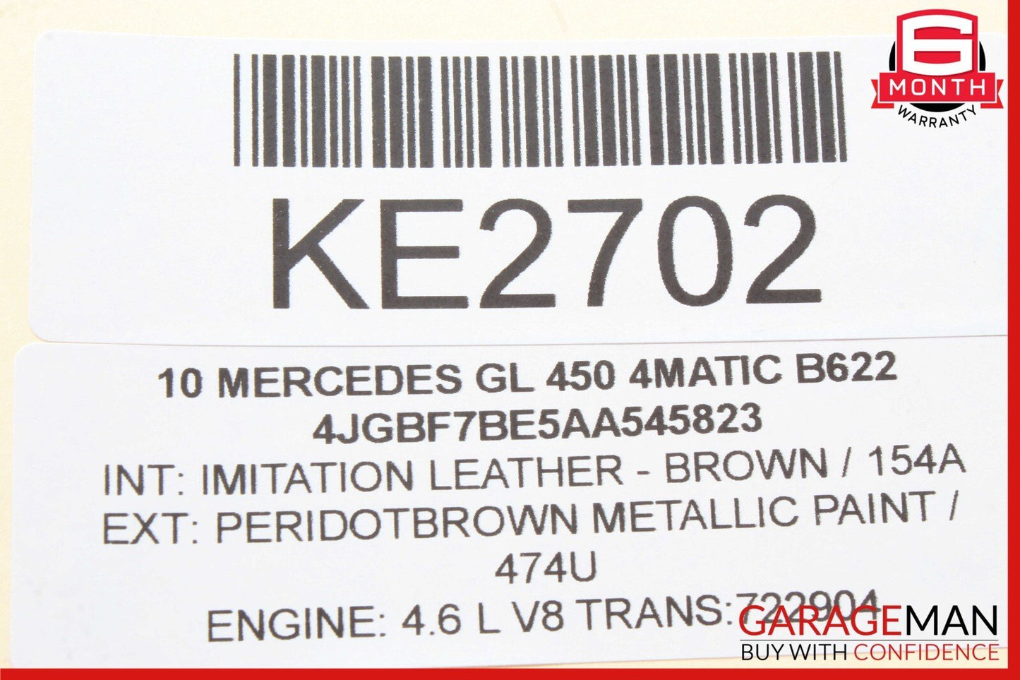06-12 Mercedes X164 GL450 GL550 ML550 Front Left Side Reinforcement Bracket