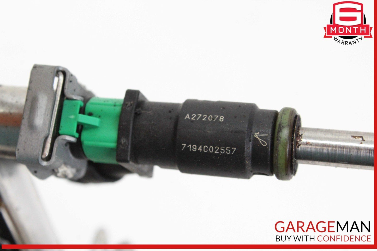 05-12 Mercedes W211 E350 SLK300 Fuel Injector Rail w/ Fuel Injectors OEM