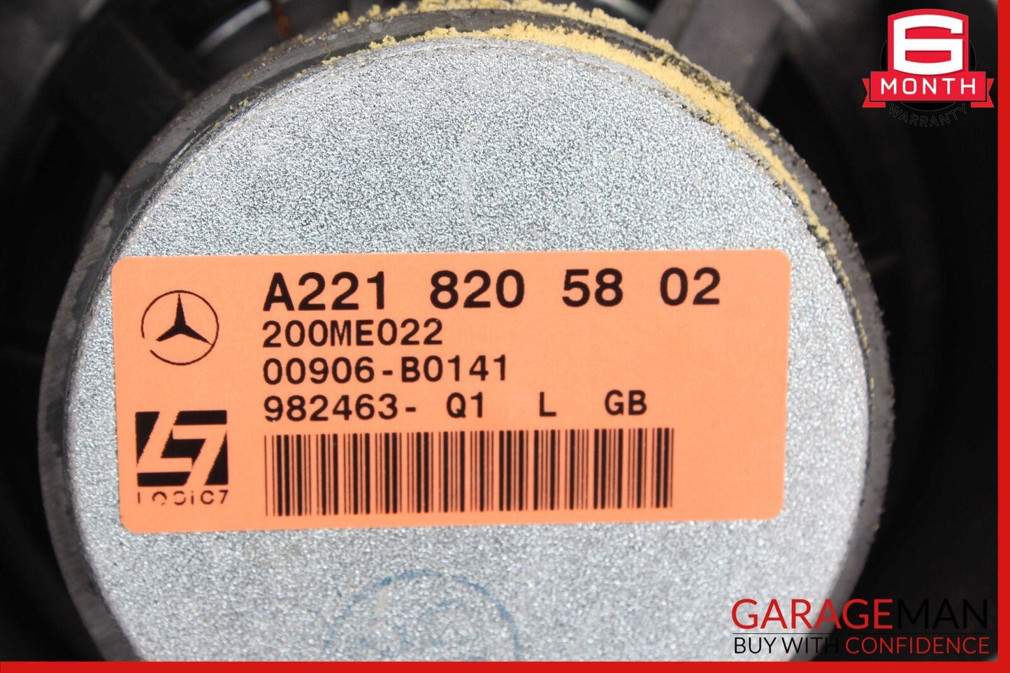 07-09 Mercedes W221 S550 Front Left & Right Side Door Sound Speaker Speakers Set