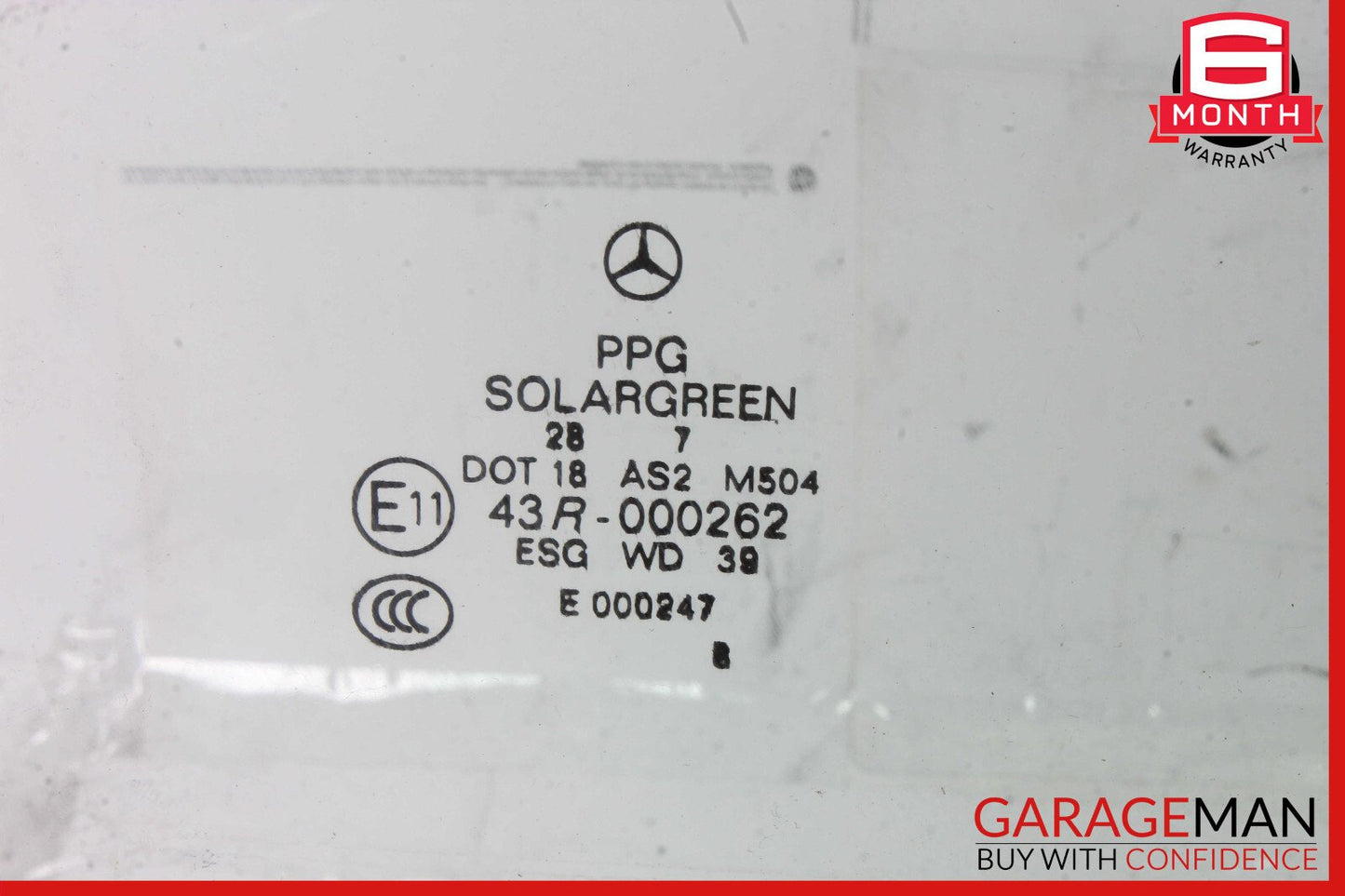 06-13 Mercedes W251 R350 R500 Front Right Passenger Side Door Window Glass OEM
